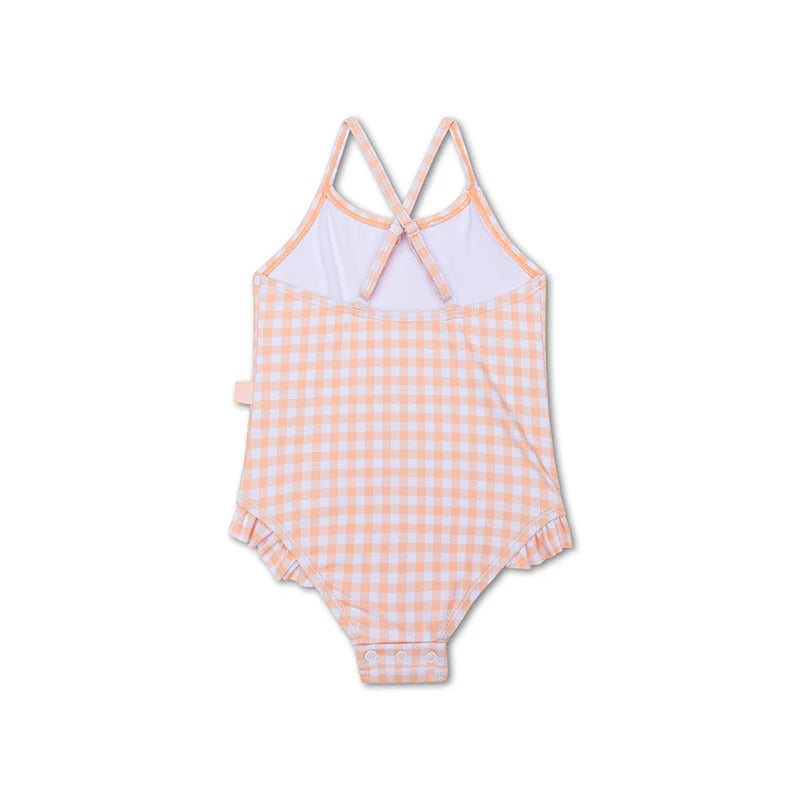 Swim Essentials - Badpak Sunset Grid | Oranje