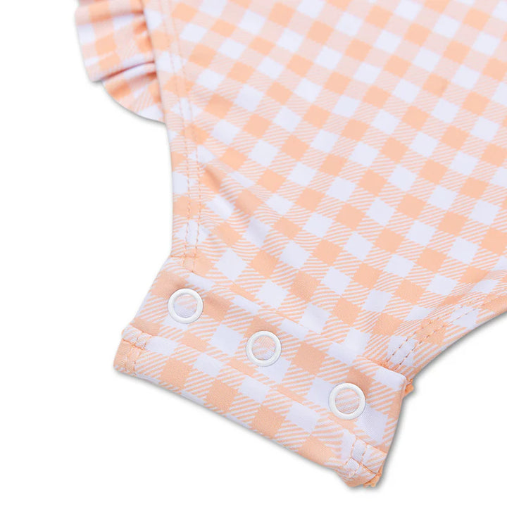 Swim Essentials - Badpak Sunset Grid | Oranje