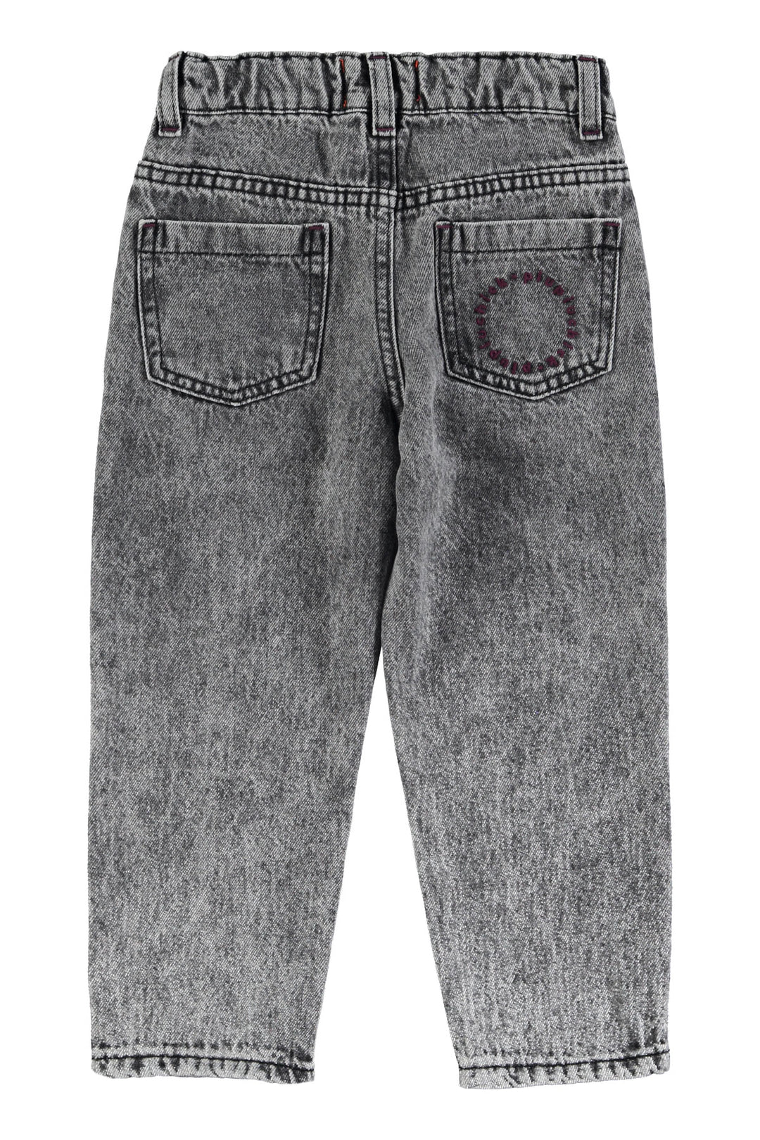 Piupiuchick - Jeans Broek Unisex Faded Denim Washed Black