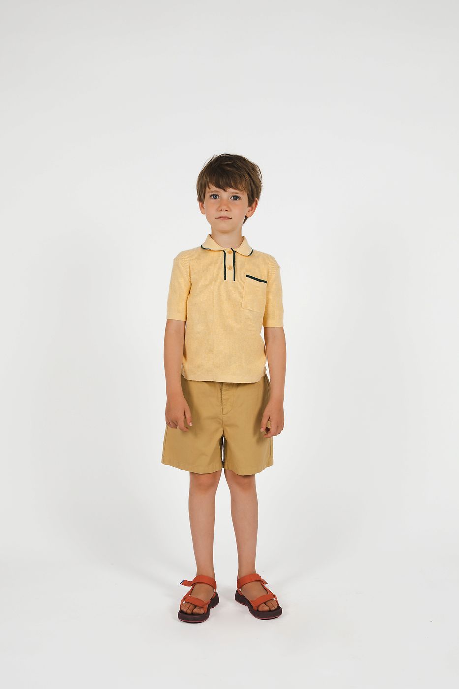 Polo Urbino Fine Knitted Honey Biscuit
