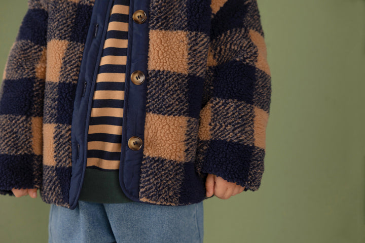 Nixnut - Jas Navy Checkered