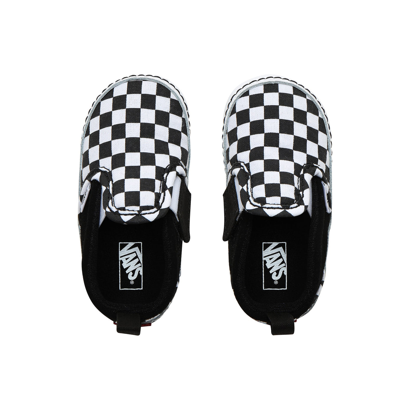 Schoenen Baby Slip-On V Crib Checkerboard Black / True White