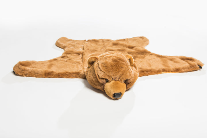 Wild & Soft verkleedcape Bear Light Brown van zacht nepbont voor kinderen