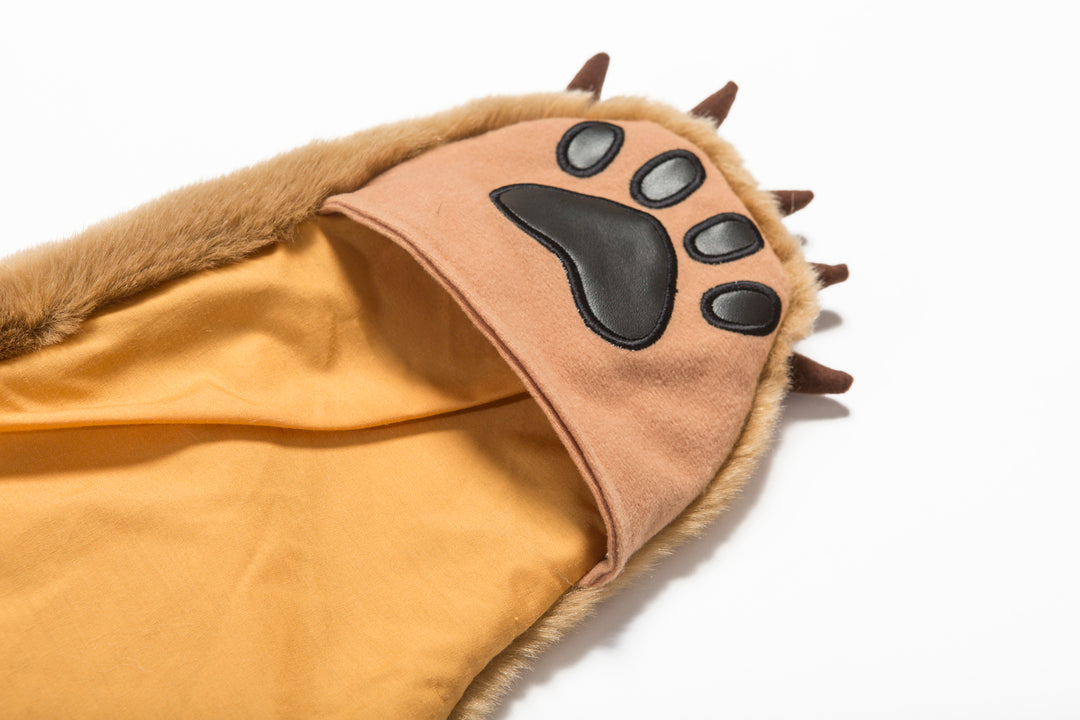 Wild & Soft verkleedcape Bear Light Brown van zacht nepbont voor kinderen