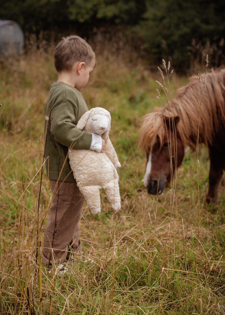 Senger - Warmteknuffel Schaap Large | Linnen
