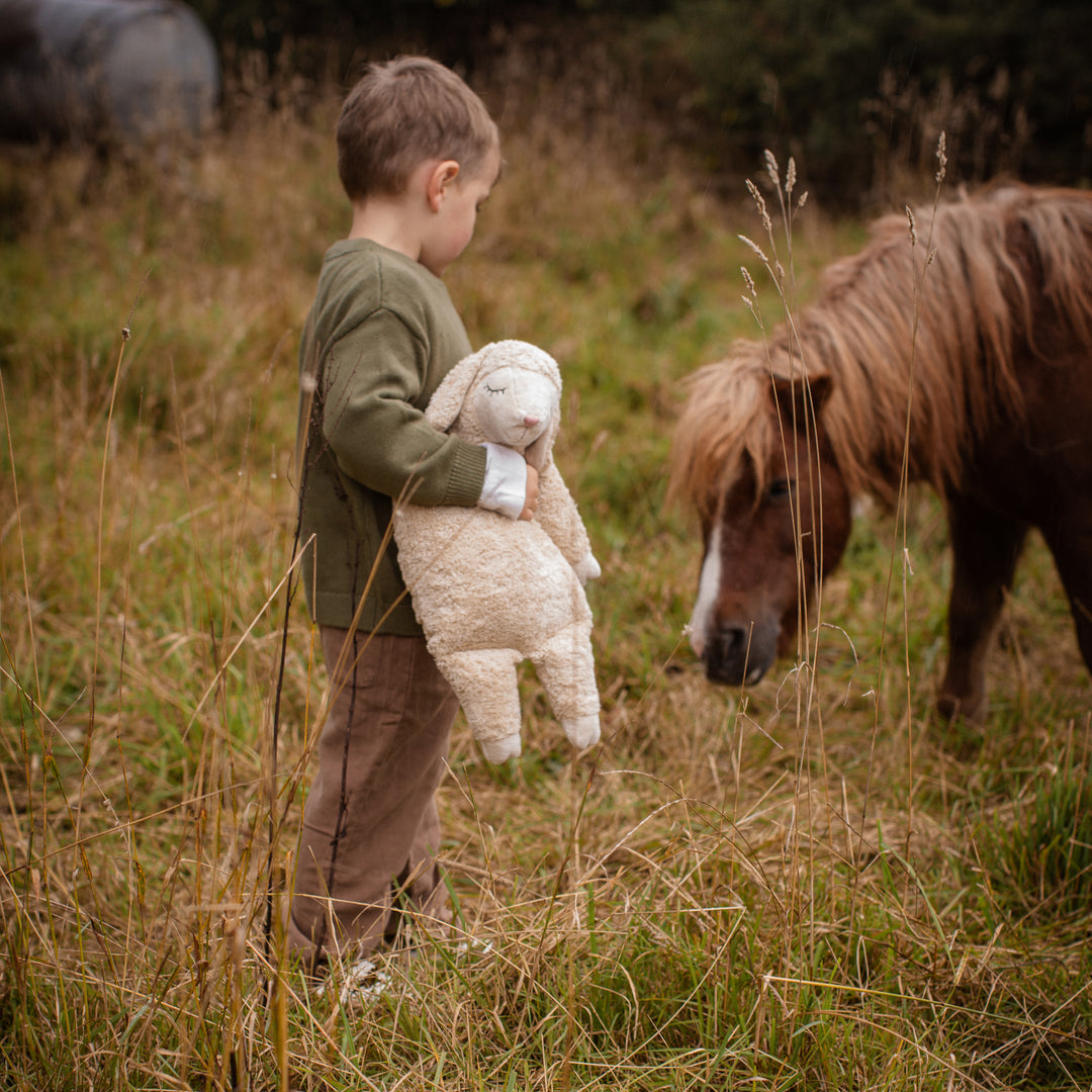 Senger - Warmteknuffel Schaap Large | Linnen