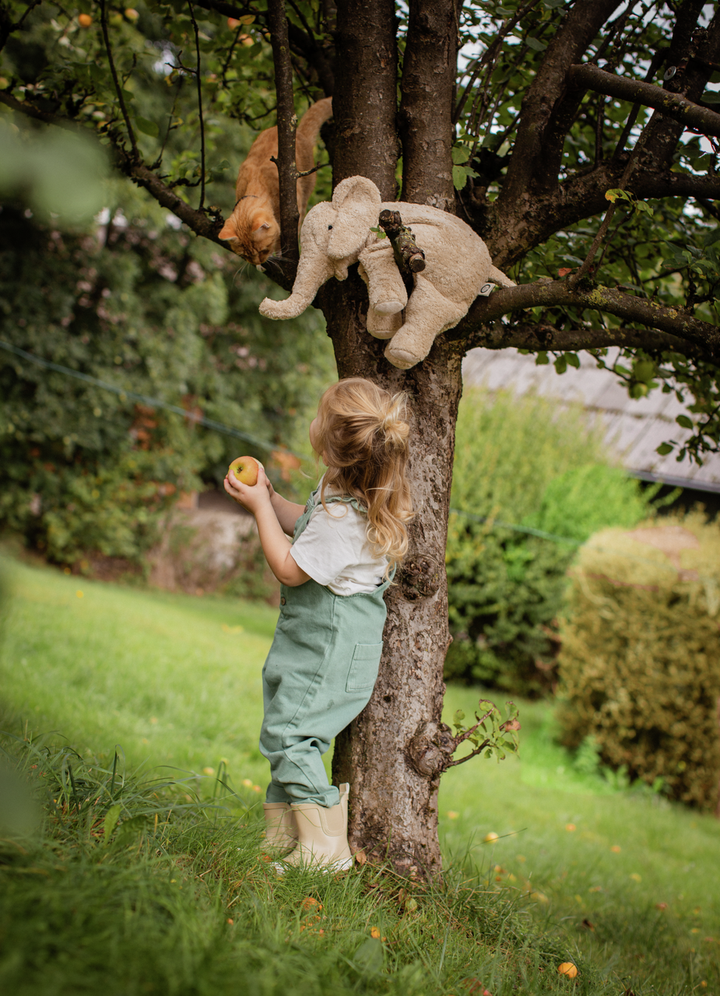 Senger - Warmteknuffel Olifant Large | Linnen