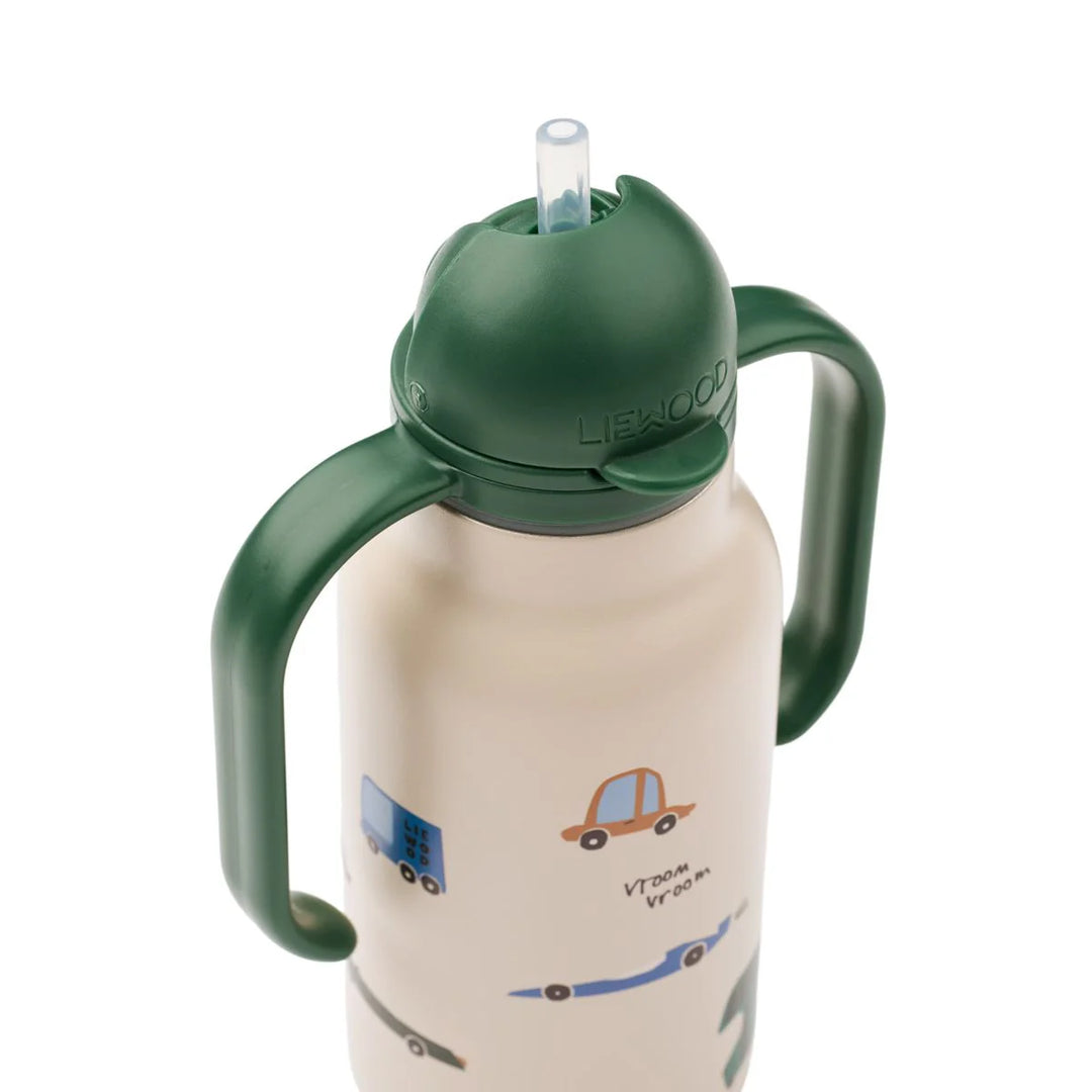 Liewood - Waterfles Kimmie 250ml | Cars / Sandy