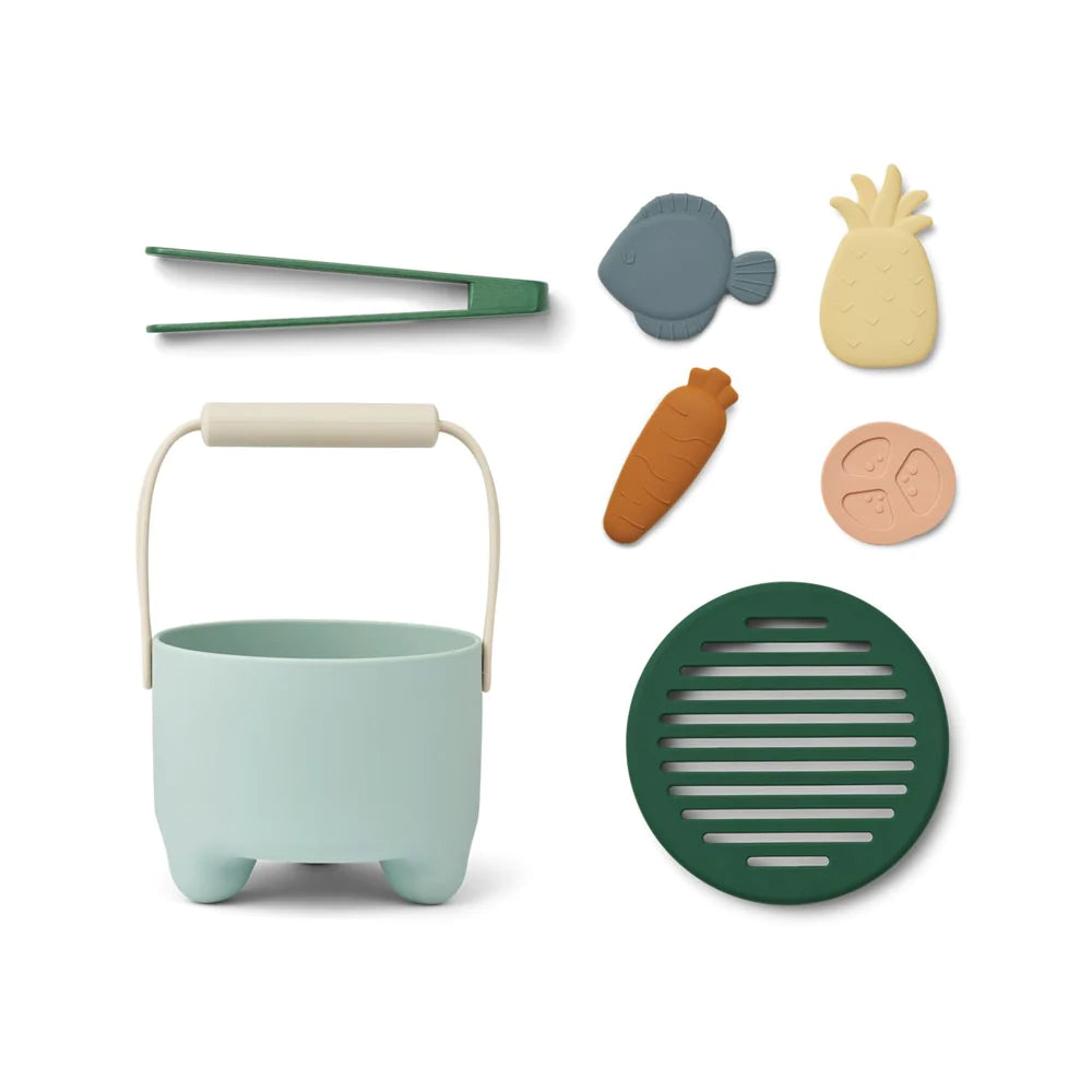 Liewood - Set BBQ Wesley Ice Blue Multi Mix