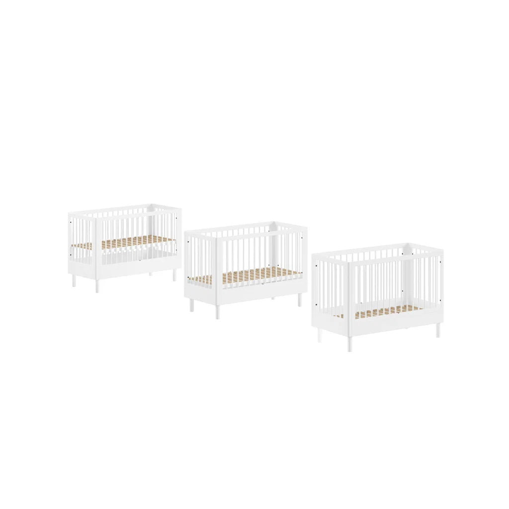 Jaxx - Bed Forrest Beech 60 x 120 cm | Wit