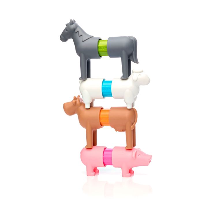 SmartMax My First Farm Animals magnetisch speelgoed, kleurrijke boerderijdieren voor peuters vanaf 1 jaar.