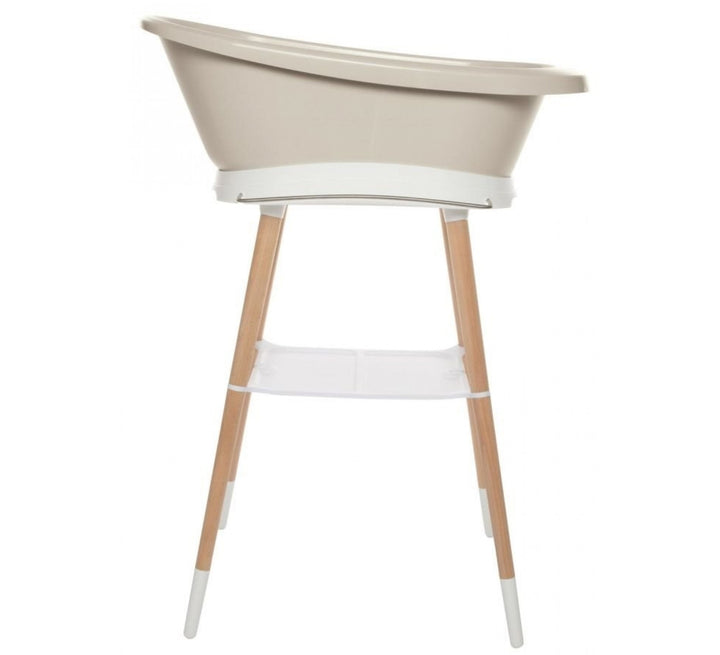 Bebe-jou babybad Sense Taupe met ergonomisch ontwerp voor comfort.