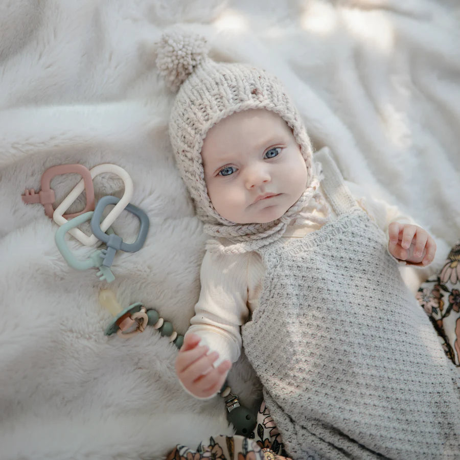 Mushie - Fopspeenketting Luna | Thyme