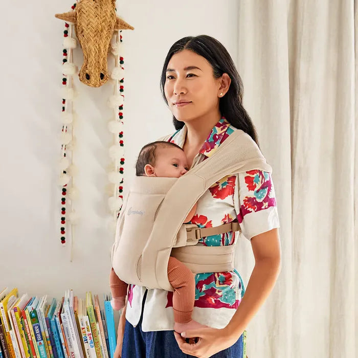 Ergobaby - Draagzak Embrace Soft Air Mesh | Cream