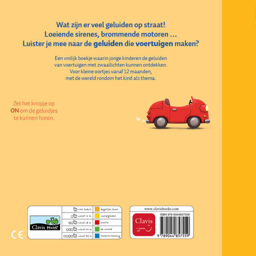 Clavis Geluidenboek Dag Brandweerwagen met voertuigen en sirenes