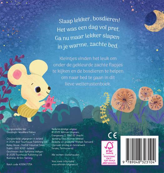 Veltman - Boek Slaap Lekker, Bosdieren