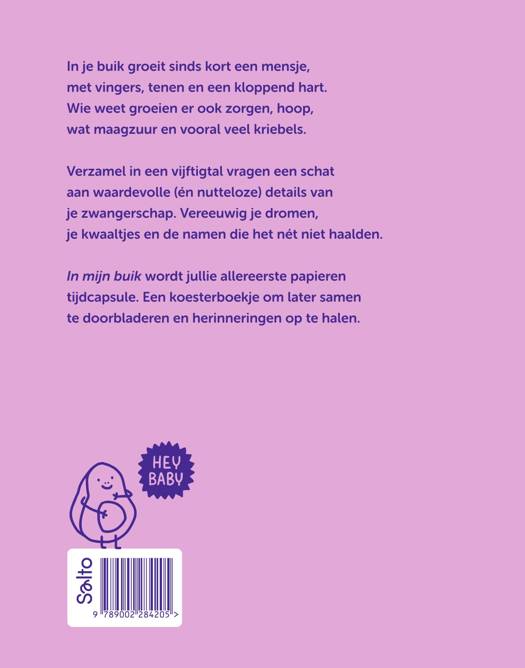 Hey Baby – In Mijn Buik | Zwangerschapsinvulboek