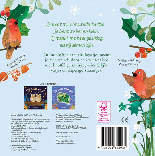 Veltman - Boek Jij Bent Mijn Lieveling | Een Winters Boek Vol Liefde