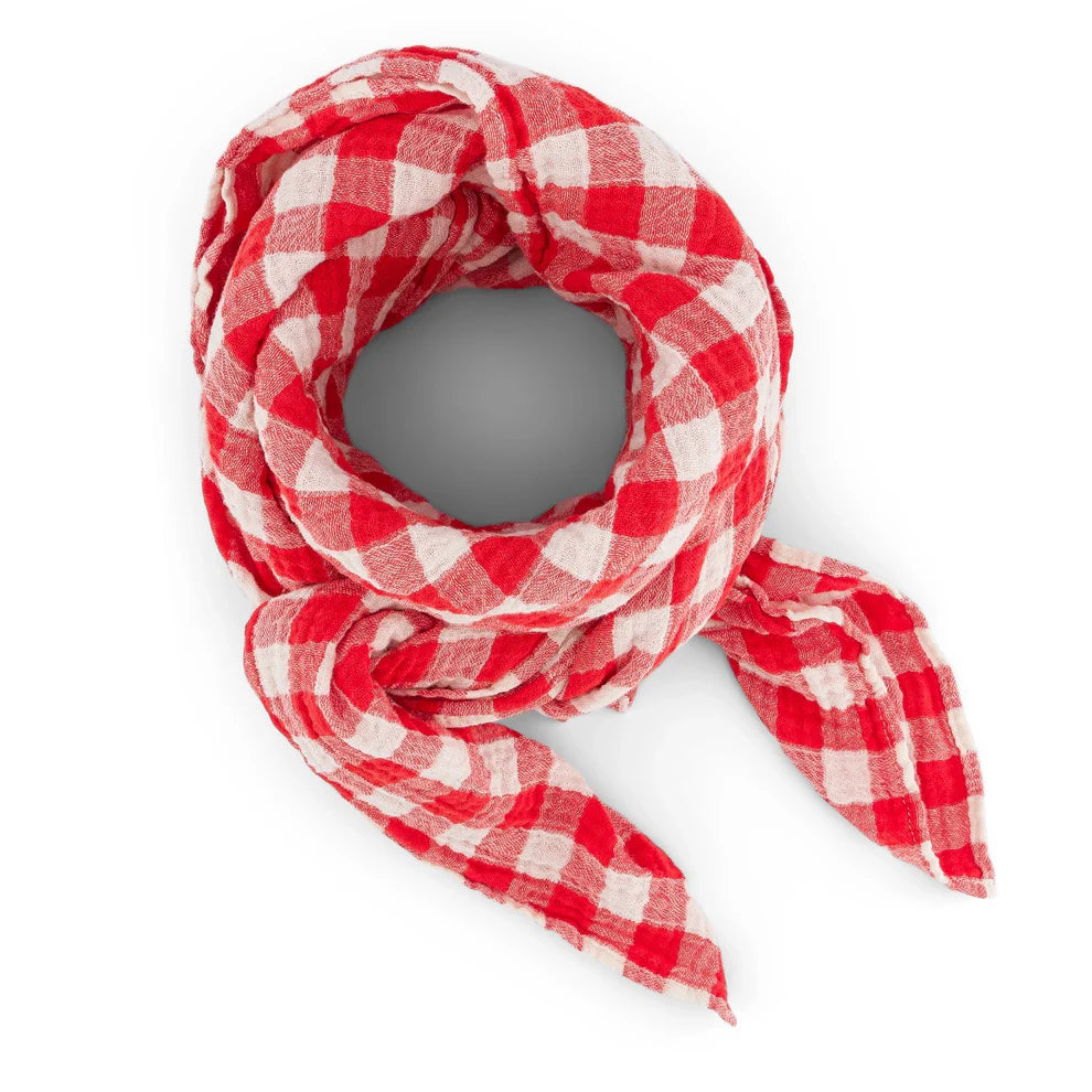 Tetradoek 70 x 70 cm Bianca Vichy Tomato