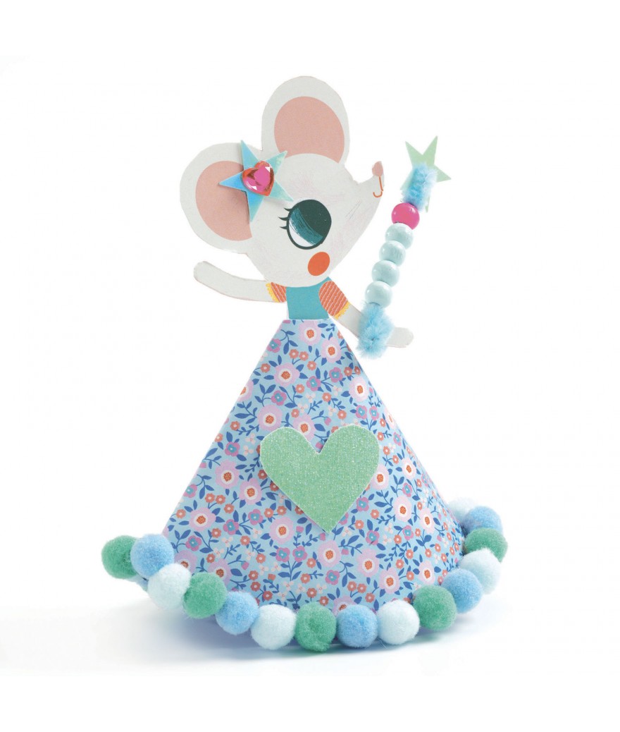 Djeco - Knutselset Kralen en Pompons | Creatieve Set voor Kinderen