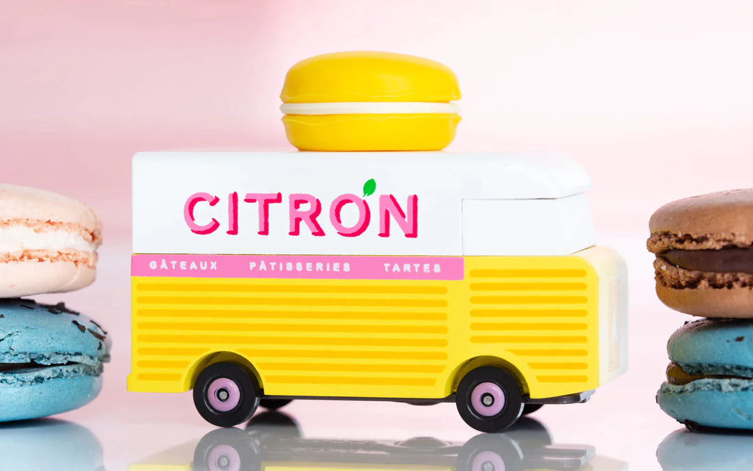 Speelgoedauto Candyvan Citron Macaron