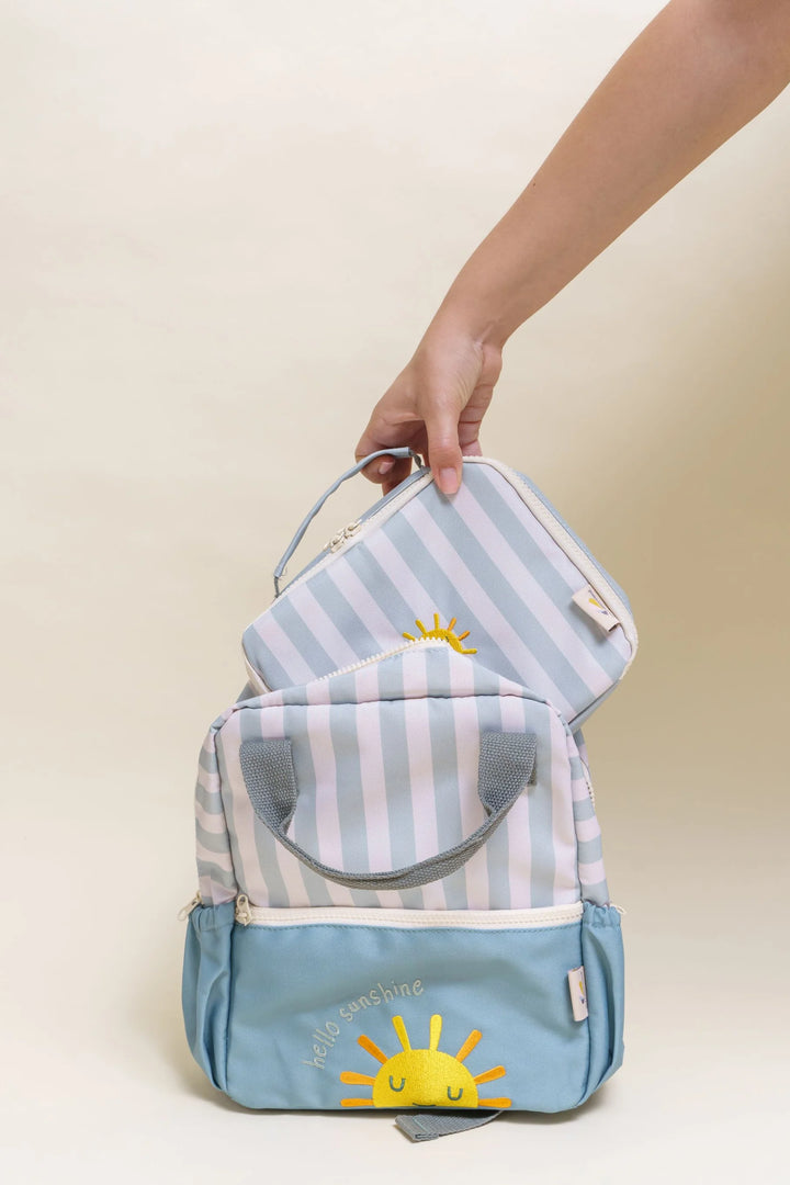 The Cotton Cloud Rugzak Sunshine – gele kinder rugzak, duurzaam RPET, met verstelbare schouderbanden en handige vakken