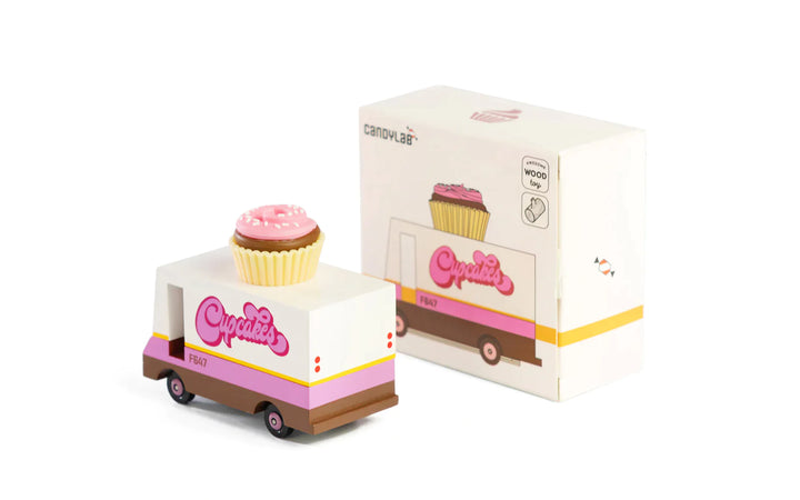 Speelgoedauto Candyvan Cupcakes
