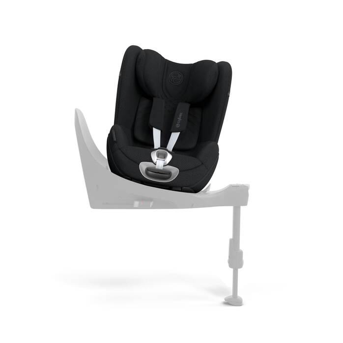 Cybex Sirona T i-Size Plus autostoel in Sepia Black, uitgerust met 360° rotatie en geavanceerde veiligheidsvoorzieningen