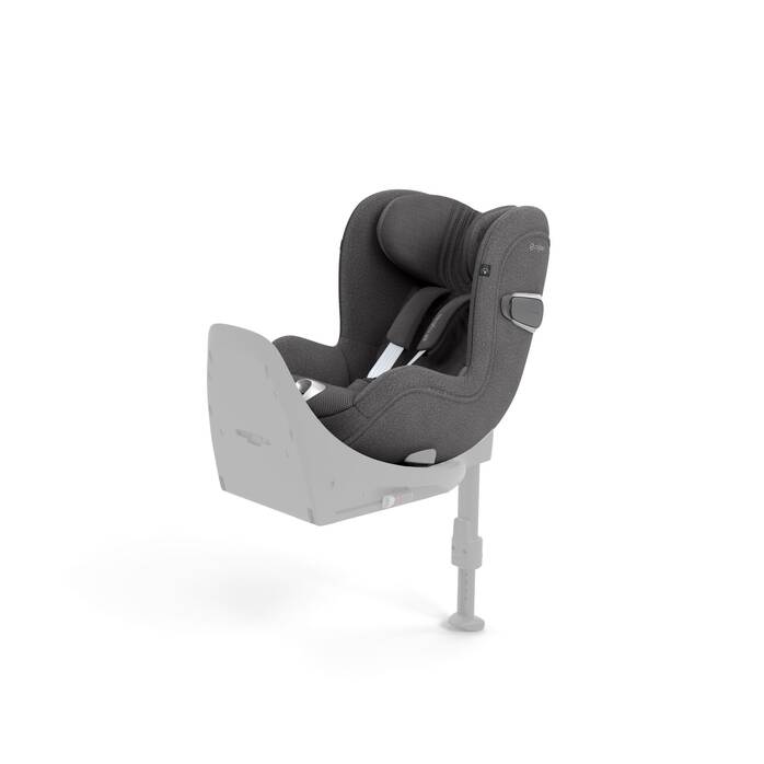 Cybex Sirona T i-Size Plus autostoel in Mirage Grey, uitgerust met 360° rotatie en geavanceerde veiligheidsvoorzieningen