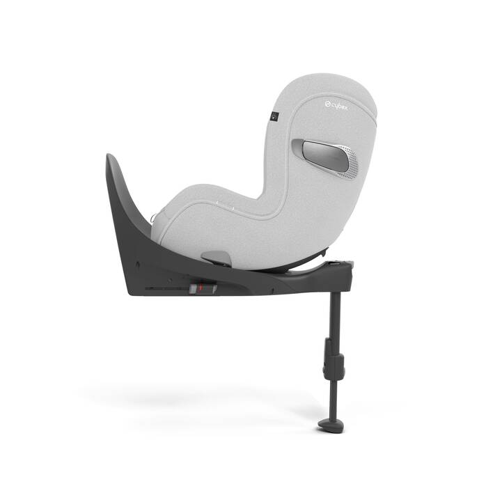 Cybex Sirona T i-Size Plus autostoel in Platinum White, uitgerust met 360° rotatie en geavanceerde veiligheidsvoorzieningen