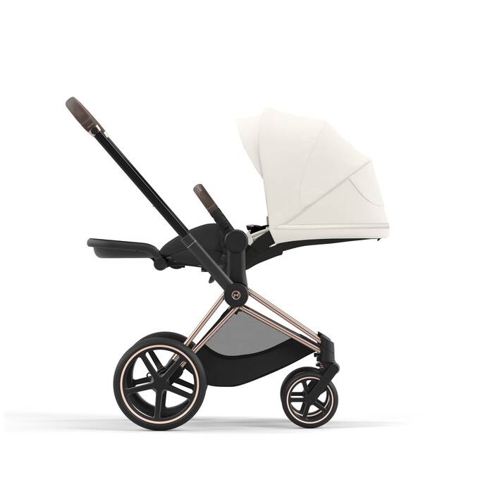 Cybex Zitting Priam Offwhite, luxueus en comfortabel voor je kinderwagen