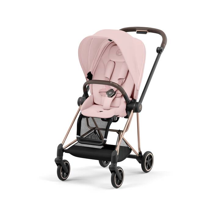 Cybex Zitting Mios in Peach Pink, comfortabel en stijlvol voor kinderen van 6 maanden tot 4 jaar