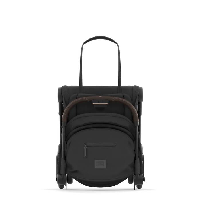 Cybex Buggy Coya Matt Black / Sepia Black, ultracompact en luxe reisbuggy