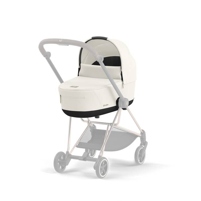 Cybex Draagmand Mios De Luxe in Off White, ruim en comfortabel voor pasgeborenen