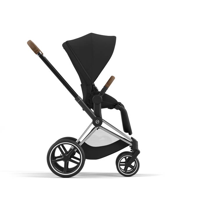 Cybex Kinderwagen Frame Priam Chrome Brown, basis voor luxe en stijlvolle kinderwagen