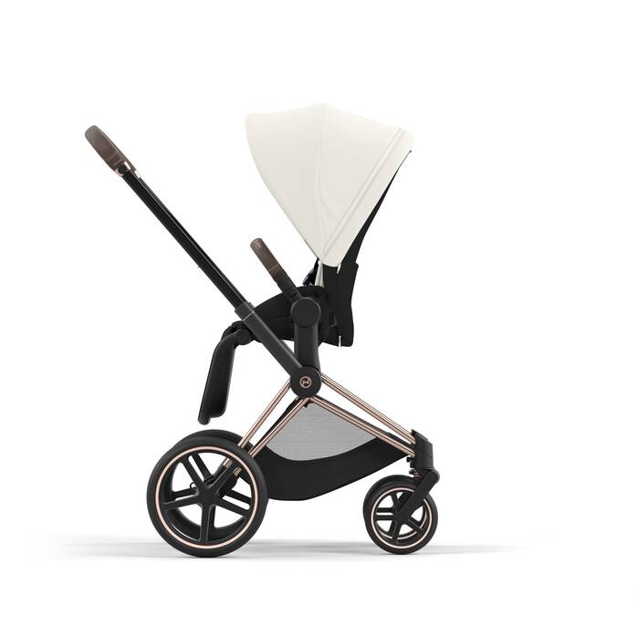 Cybex Zitting Priam Offwhite, luxueus en comfortabel voor je kinderwagen