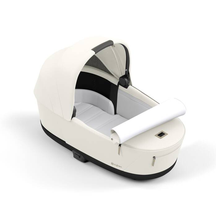 Cybex Draagmand Priam De Luxe Offwhite, comfortabel en stijlvol voor je baby