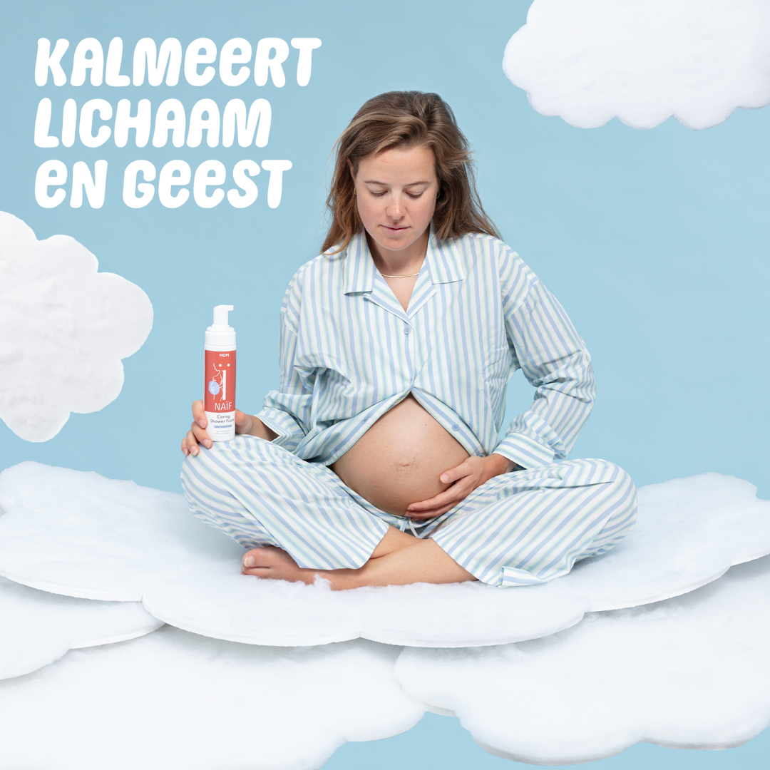 Naïf doucheschuim 200ml met jasmijn en cederhout voor gevoelige huid