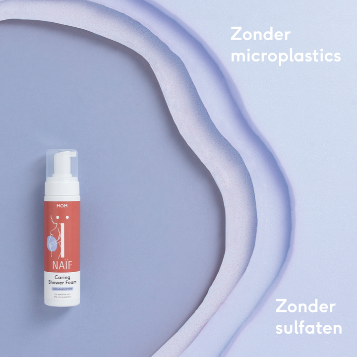 Naïf doucheschuim 200ml met jasmijn en cederhout voor gevoelige huid