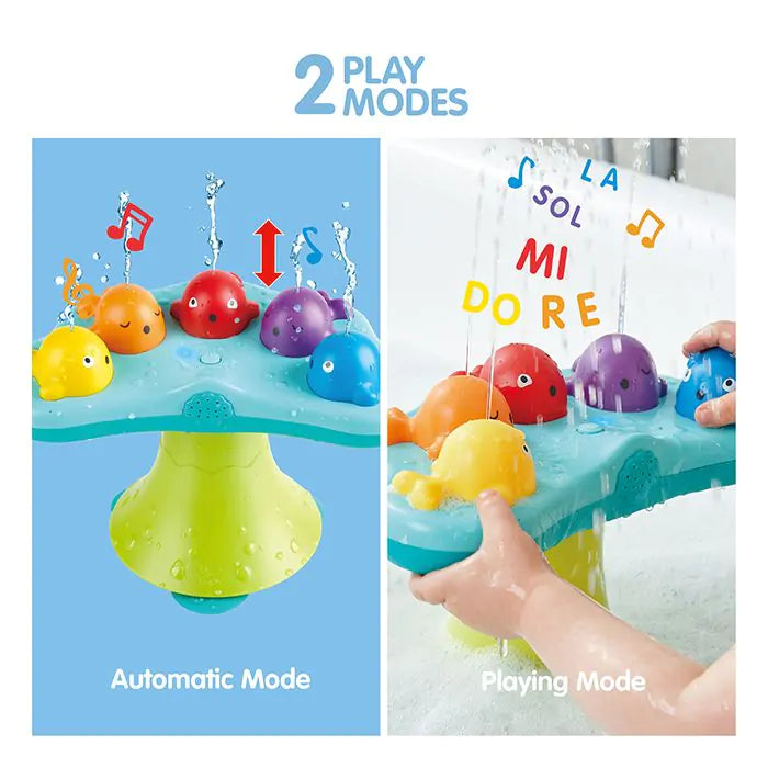 Hape Toys - Badspeeltje Muzikale Walvisfontein