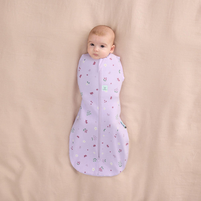 Ergopouch Cocoon slaapzak 2.5 TOG in Butterfly Garden print voor baby's 0-3 maanden