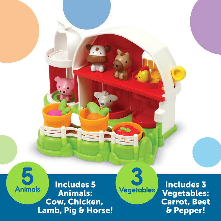 Learning Resources - Peekaboo Learning Barnyard Playset