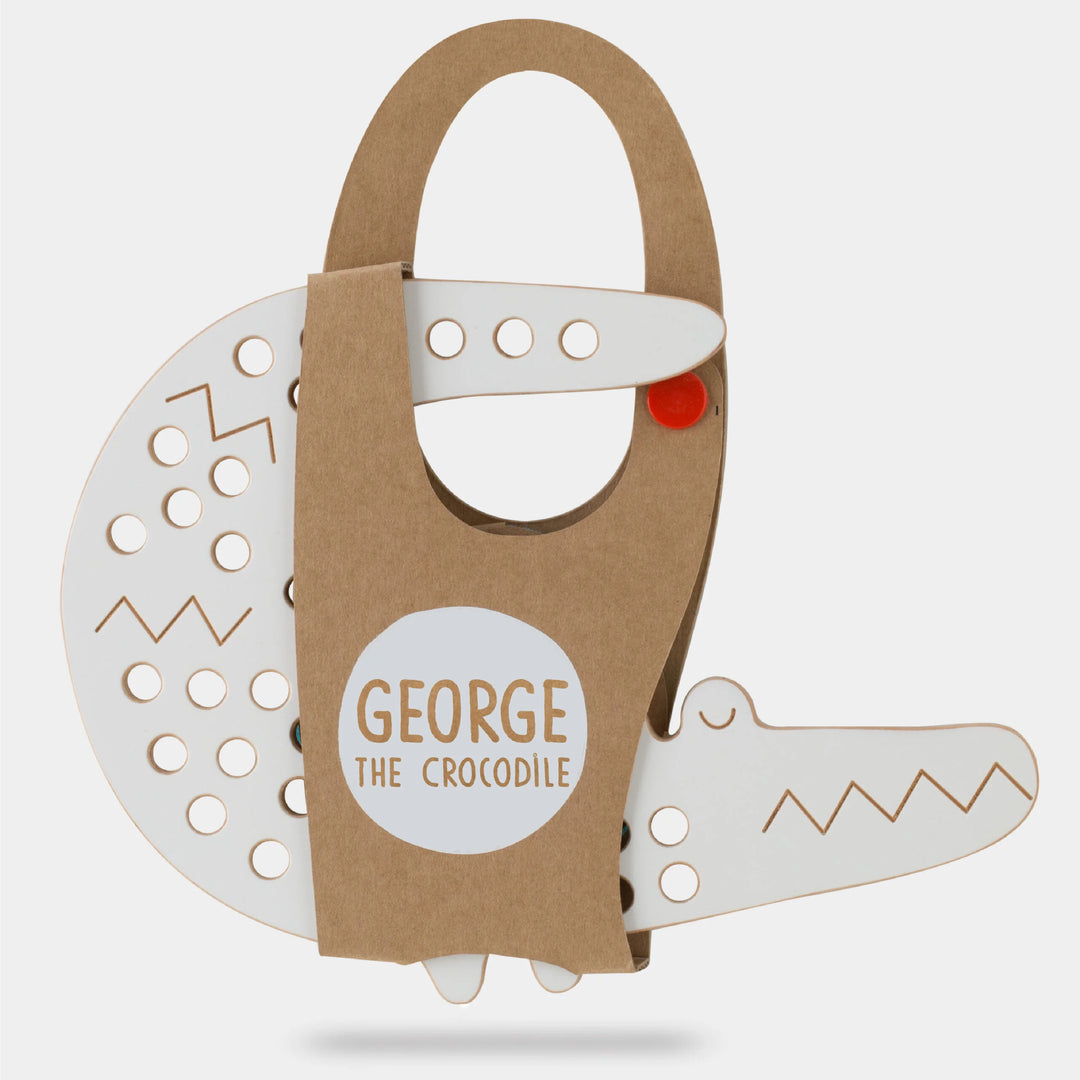 Milin - Houten Rijgspel George | Crocodile