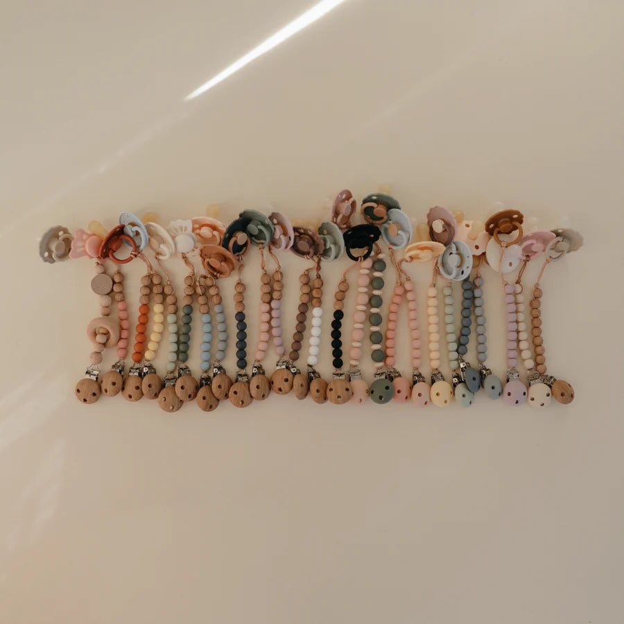Mushie - Fopspeenketting Luna | Thyme