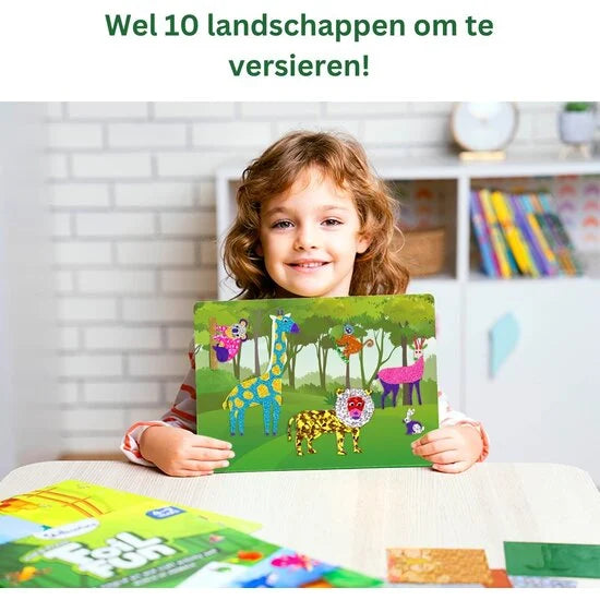 Foil Fun - Knutselset De Dierenwereld