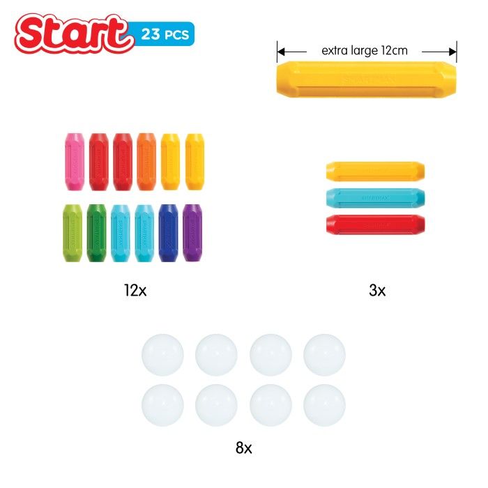 SmartMax Start Try Me set met 23 magnetische onderdelen voor peuters.
