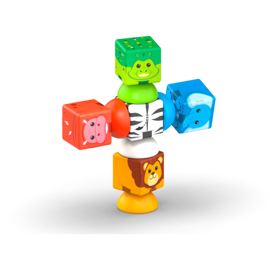 Geomag - Blokken Magicube Stacking Safari (10 stuks)