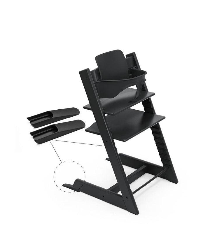 Stokke Tripp Trapp Baby Set2 Black, comfortabel accessoire voor kinderstoel.