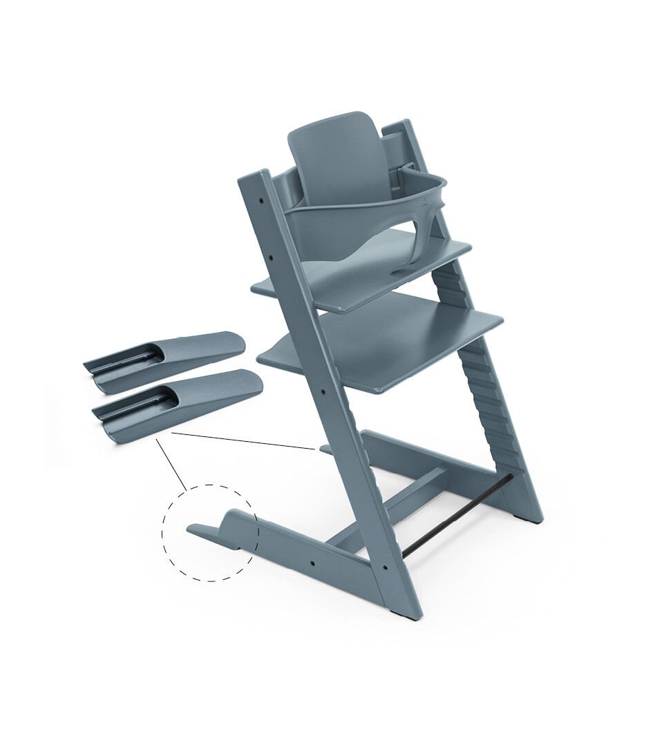 Stokke Tripp Trapp Baby Set2 Fjord Blue, comfortabel accessoire voor kinderstoel.