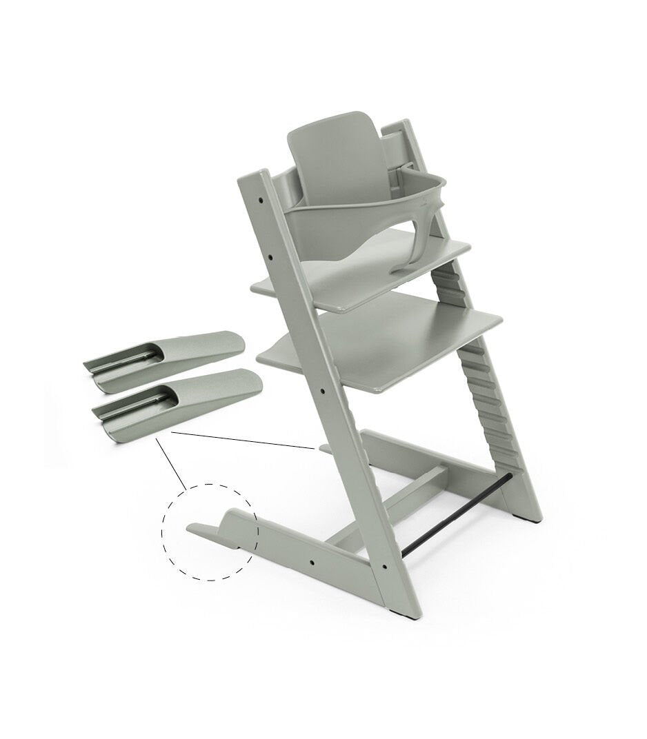 Stokke Tripp Trapp Baby Set2 Glacier Green, comfortabel accessoire voor kinderstoel.